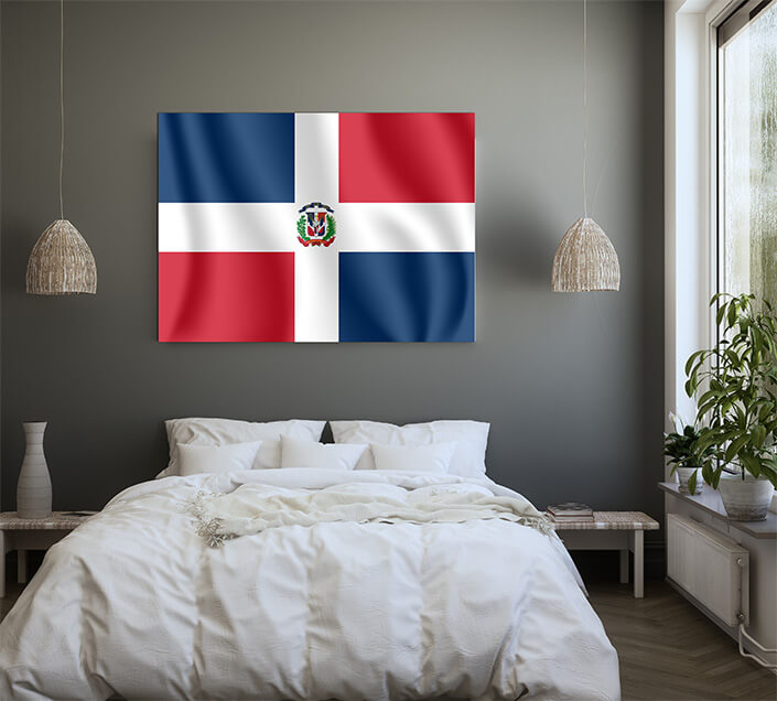 M4 0011 MP 0015 Dominican Republic Waving Flag AOAY4237