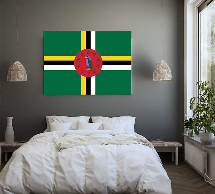 M4 0017 MP 0021 Commonwealth of Dominica Flag AOAY4240