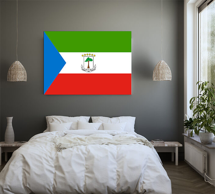 M4 0026 MP 0030 Equatorial Guinea Flag AOAY4204