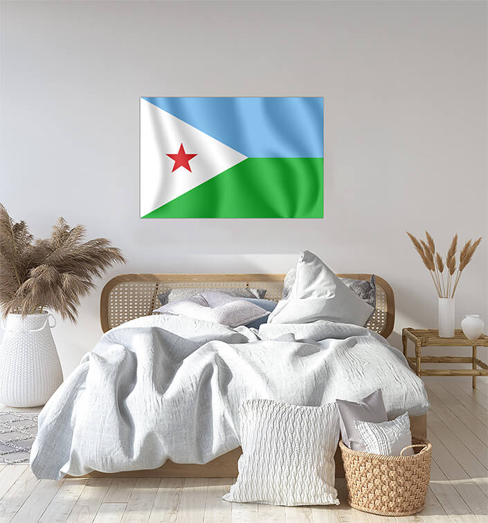 M5 0013 MP 0017 Djibouti Waving Flag AOAY4144