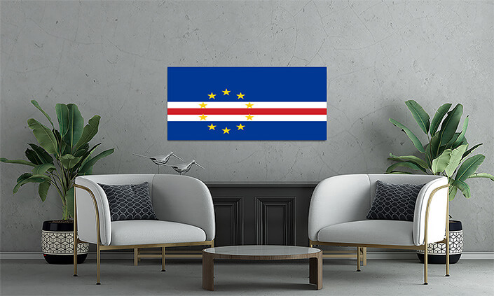 M6 0007 MP2 0001 Cape Verde (Cabo Verde) Flag AOAY4214