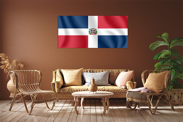 M6 0011 MP 0015 Dominican Republic Waving Flag AOAY4237