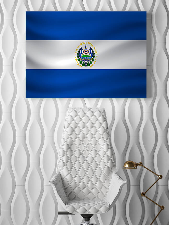 M6 0014 MP2 0007 El Salvador Waving Flag AOAY4309