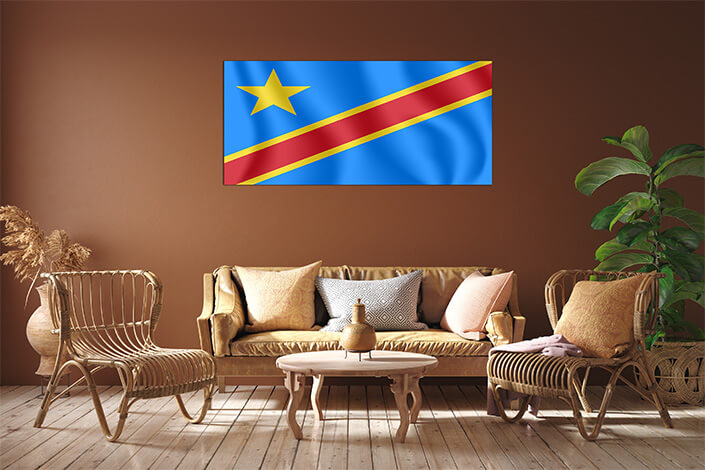M6 0014 MP 0018 Congo Waving Flag AOAY4165