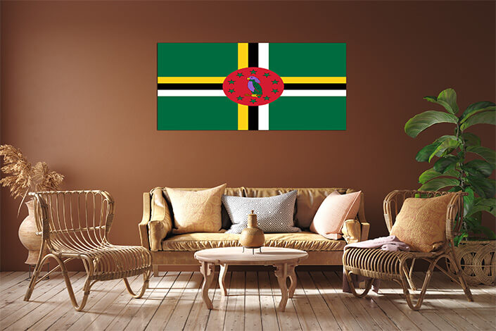 M6 0017 MP 0021 Commonwealth of Dominica Flag AOAY4240
