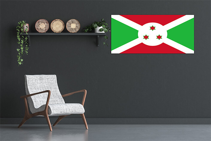 M7 0006 MP 0010 Burundi Flag AOAY4141