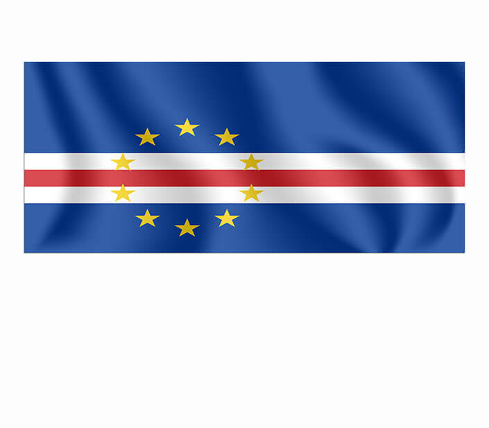 M7 0007 MP2 0000 Cape Verde (Cabo Verde) Waving Flag AOAY4213