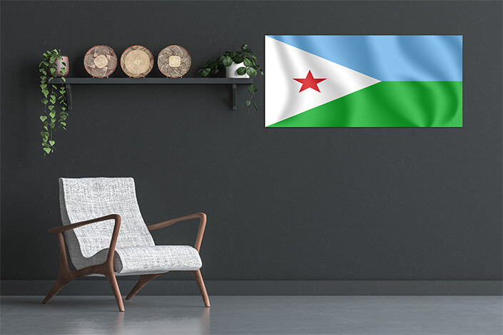 M7 0013 MP 0017 Djibouti Waving Flag AOAY4144
