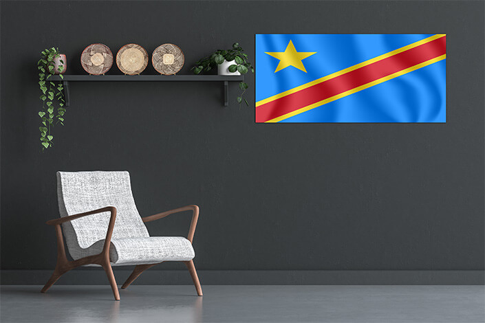 M7 0014 MP 0018 Congo Waving Flag AOAY4165