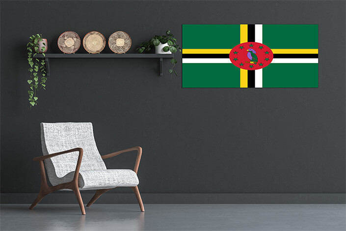 M7 0017 MP 0021 Commonwealth of Dominica Flag AOAY4240