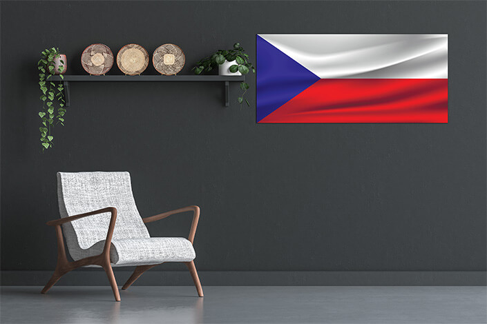 M7 0020 MP 0024 Czech Republic waving Flag AOAY4010