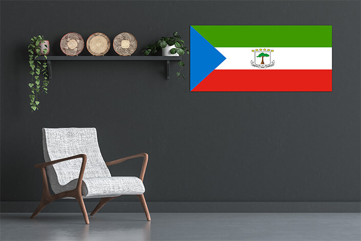 M7 0026 MP 0030 Equatorial Guinea Flag AOAY4204