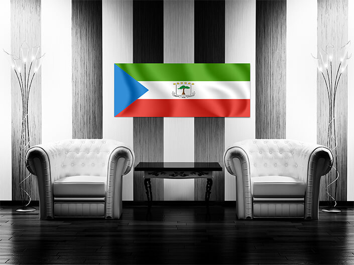 M8 0007 MP 0011 Equatorial Guinea Waving Flag AOAY4203 Copy