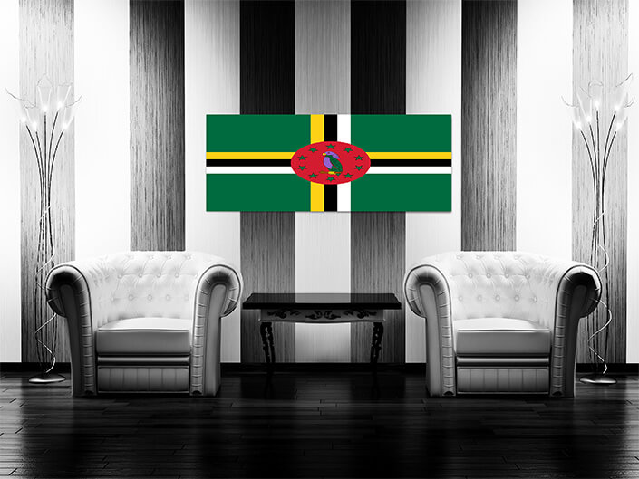 M8 0017 MP 0021 Commonwealth of Dominica Flag AOAY4240