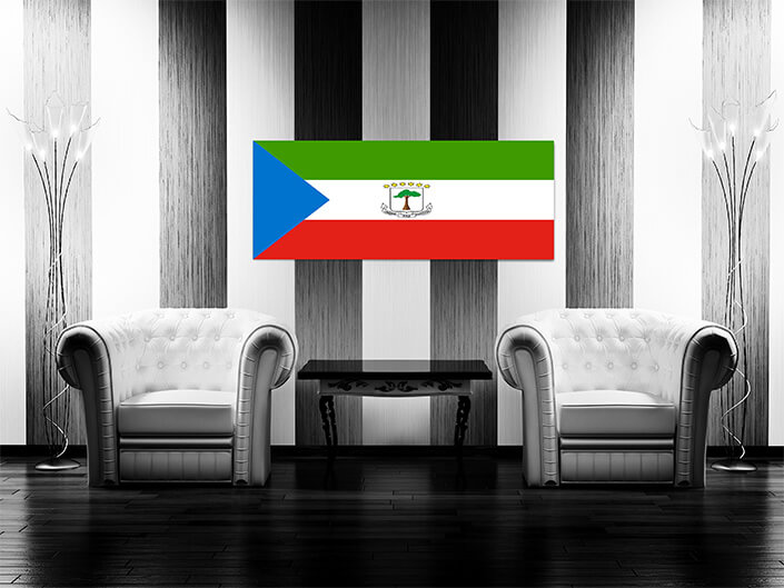 M8 0026 MP 0030 Equatorial Guinea Flag AOAY4204