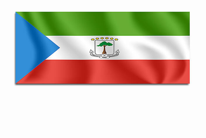 M9 0007 MP 0011 Equatorial Guinea Waving Flag AOAY4203 Copy