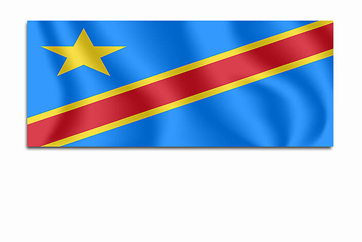 M9 0014 MP 0018 Congo Waving Flag AOAY4165