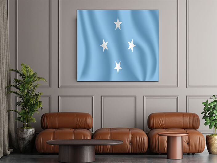 WEB02 0026 MP 0045 Micronesia Waving Flag AOAY4330