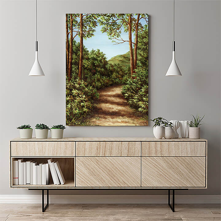 WEB02 0030 MPP 0010 P PRINT SQUARE 0011 2066125 footpath in mountain wood AOAY3902