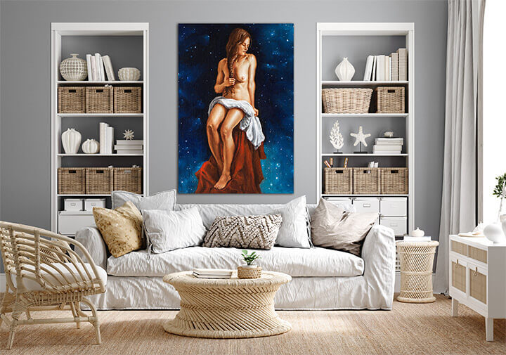 WEB03 0037 MPP 0007 10440942 oil painting on canvas of a young woman AOAY3916