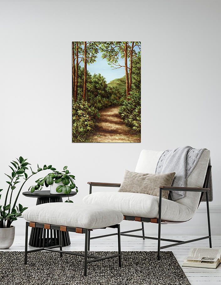 WEB04 0018 MPP 0010 P PRINT SQUARE 0011 2066125 footpath in mountain wood AOAY3902