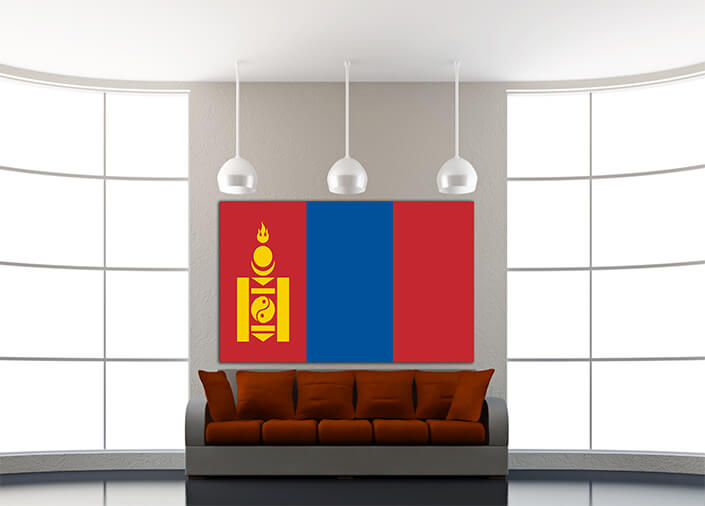 WEB04 0043 MP 0043 Mongolia Flag AOAY4174