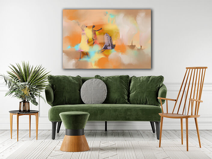 WEB04 0044 ML 0028 30604450 stormy sunny day abstract digital hand paint acrylic painting AOAY3950