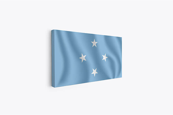 WEB05 0004 MP 0045 Micronesia Waving Flag AOAY4330