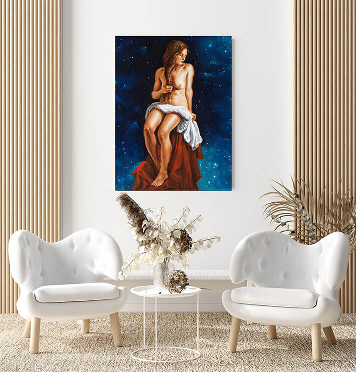 WEB05 0037 MPP 0007 10440942 oil painting on canvas of a young woman AOAY3916