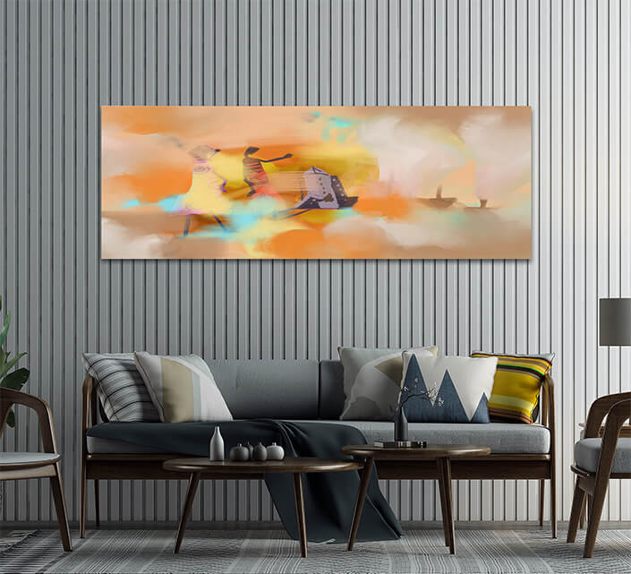 WEB05 0044 ML 0028 30604450 stormy sunny day abstract digital hand paint acrylic painting AOAY3950