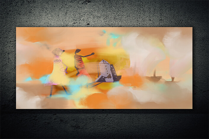 WEB07 0044 ML 0028 30604450 stormy sunny day abstract digital hand paint acrylic painting AOAY3950