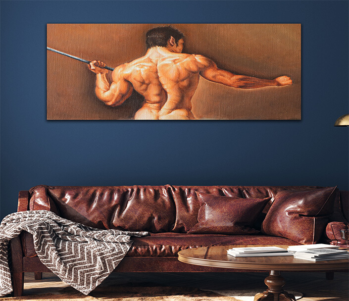 WEB 01 0043 ML 0052 10440278 young man with a spear AOAY3784