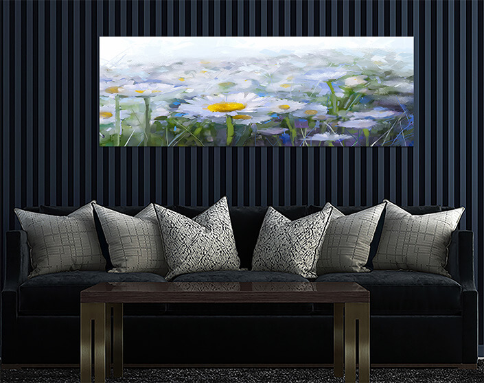 WEB 02 0027 ML 0023 21421970 oil painting white daisy flowers in the meadows AOAY3812