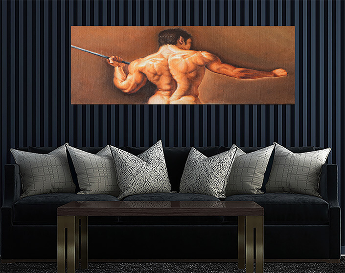 WEB 02 0052 ML 0052 10440278 young man with a spear AOAY3784