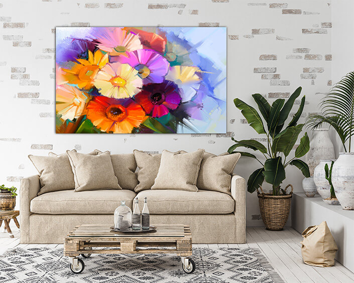 WEB 04 0032 ML 0007 22744592 oil painting still life daisy gerbera flowers AOAY3827