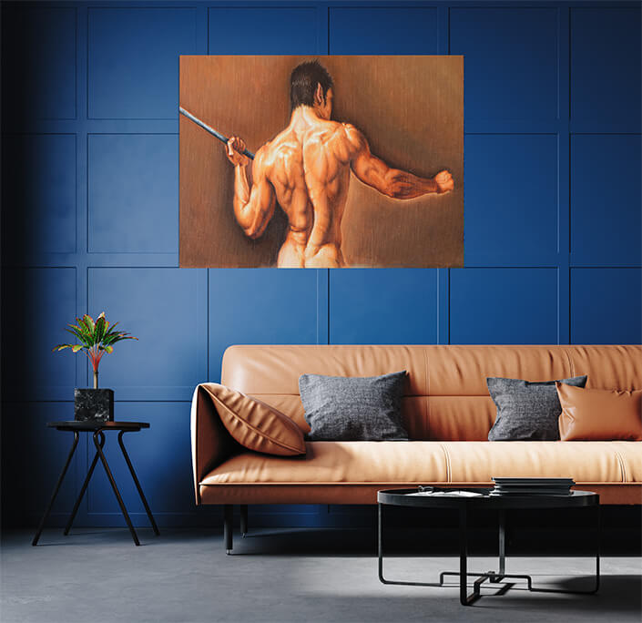 WEB 05 0048 ML 0052 10440278 young man with a spear AOAY3784