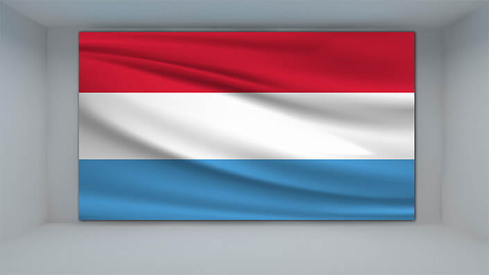 WEB01 0012 MP 0033 Luxemburg waving Flag AOAY4064