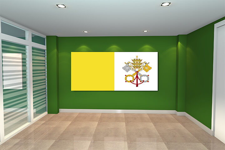 WEB01 0058 MP 0004 Vatican City Holy See Flag AOAY4299