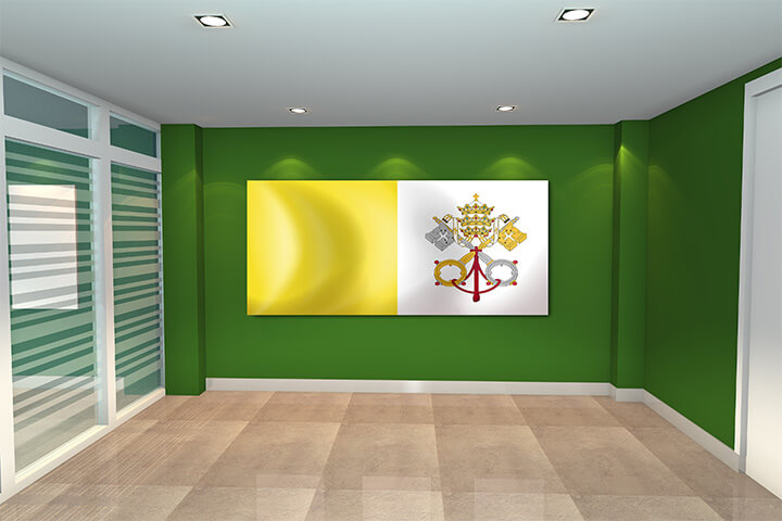WEB01 0060 MP 0003 Vatican City Holy See Waving Flag AOAY4298