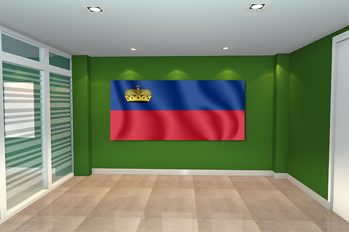 WEB01 0068 MP 0049 Liechtenstein Waving Flag AOAY4157