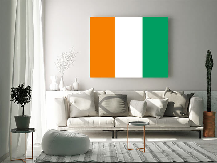 WEB02 0006 MP 0042 Ivory Coast Côte d'Ivoire Flag AOAY4257