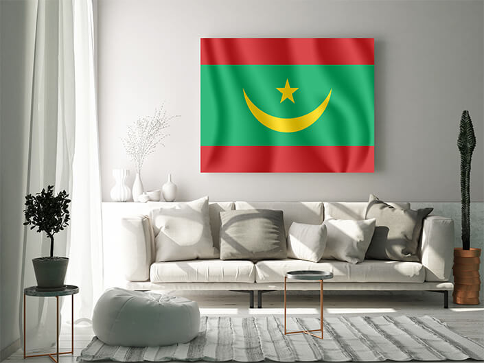 WEB02 0016 MP 0032 Mauritania Waving Flag AOAY4153