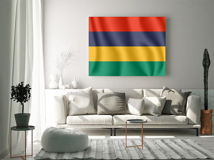 WEB02 0017 MP 0031 Mauritius Waving Flag AOAY4136