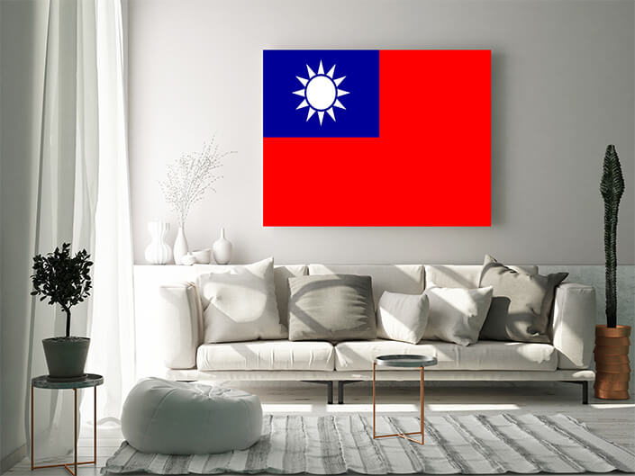 WEB02 0023 MP 0025 Taiwan Republic of China (ROC) Flag AOAY4218