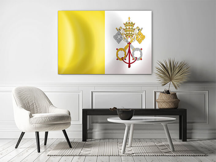 WEB02 0071 MP 0003 Vatican City Holy See Waving Flag AOAY4298