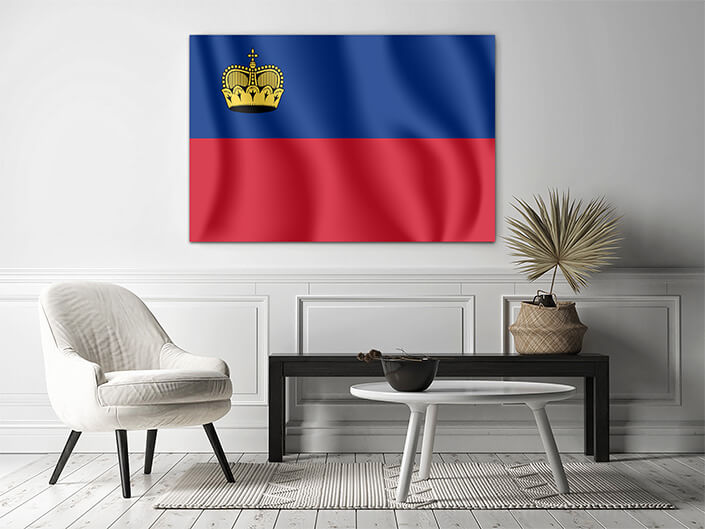 WEB02 0079 MP 0049 Liechtenstein Waving Flag AOAY4157