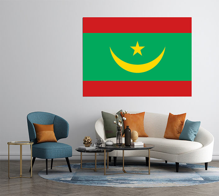 WEB03 0002 MP 0039 Mauritania Flag AOAY4154