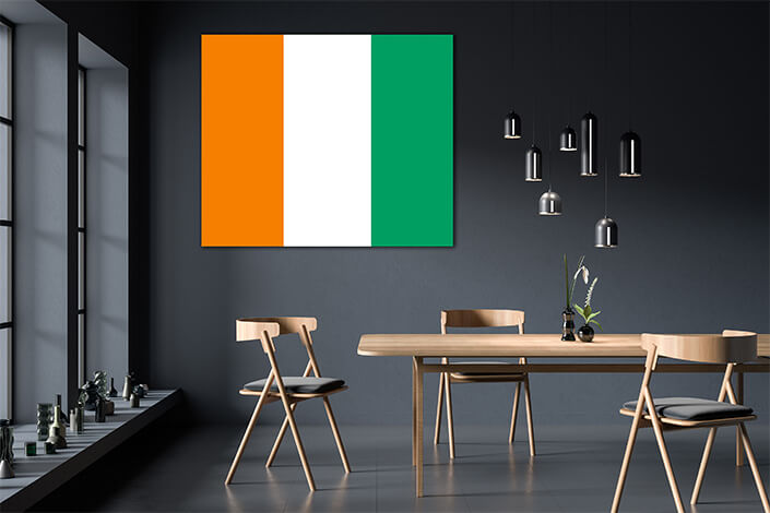 WEB03 0004 MP 0042 Ivory Coast Côte d'Ivoire Flag AOAY4257