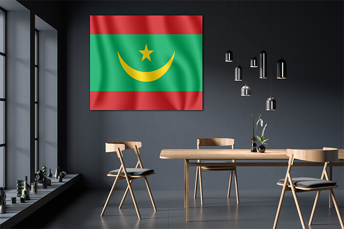 WEB03 0014 MP 0032 Mauritania Waving Flag AOAY4153