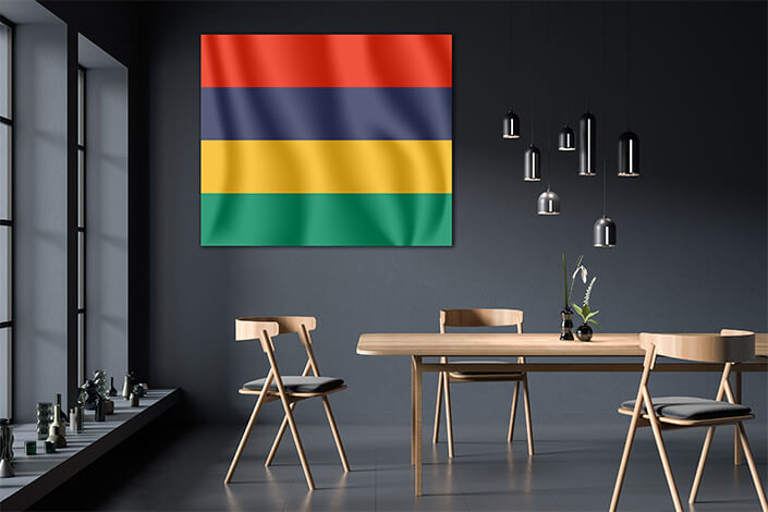 WEB03 0015 MP 0031 Mauritius Waving Flag AOAY4136